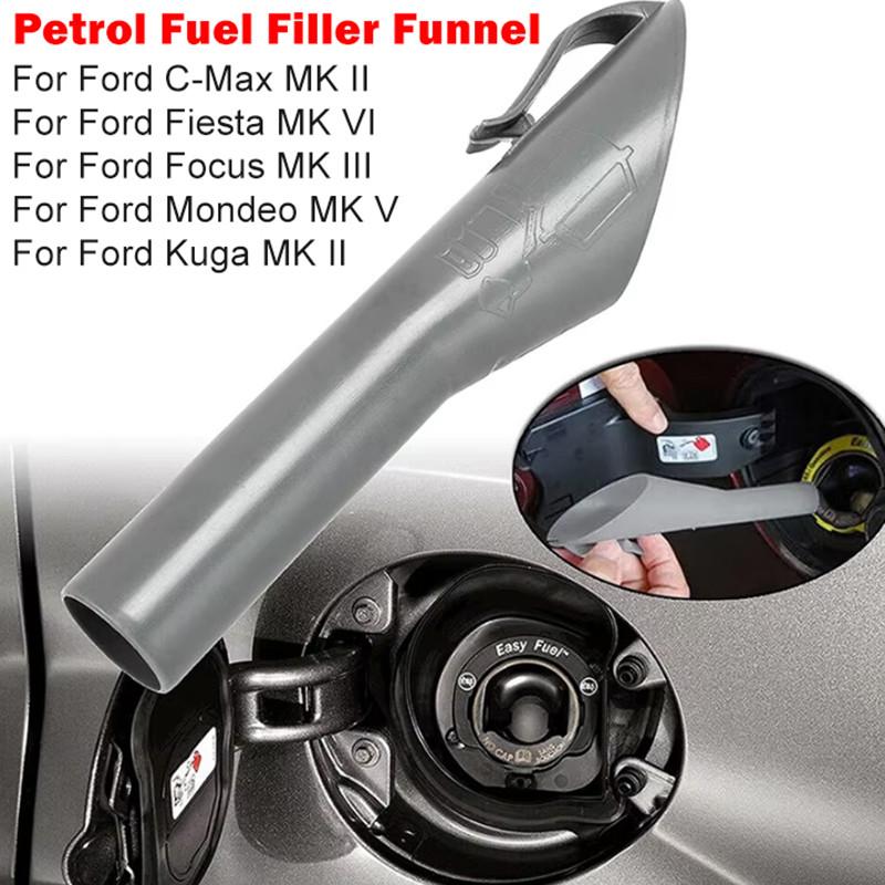 1pc Grey Plastic Car Petrol Fuel Filler Funnel 8U5A17B068BB For Ford Fiesta/Focus/Kuga and More