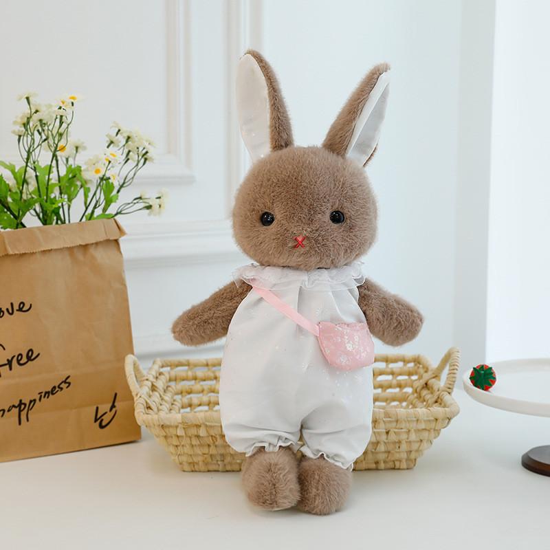 Adorable Plush Rabbit Doll For Kids And Adults Soft Comforting Hugging Pillow