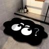 VIKAMA Ins Wind Cartoon Big Eyes Carpet Home Bathroom Personalized Trendy Cool Decoration Floor Mat Home Decoration