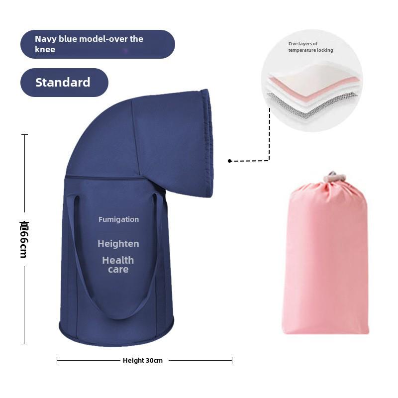 Складная дорожная ванночка для ног: Портативный, изолированный, сверхглубокий дизайн для защиты икр; Универсальное решение для домашних ванночек для ног.