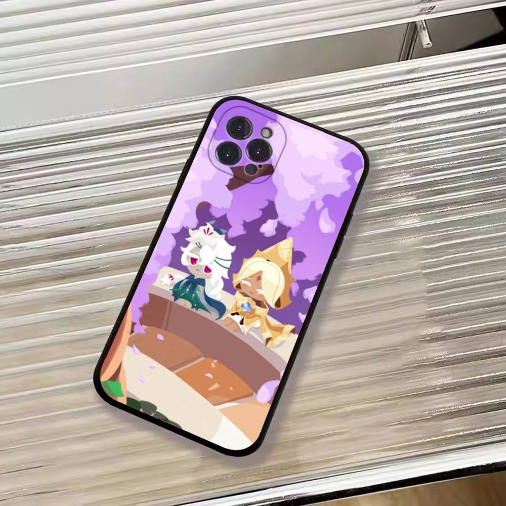 Чехол для телефона Game C-Cookie R-Run Kingdom для iPhone 17,16,15,14,13,12,11 Plus,Pro Max,XS,Мягкий черный чехол