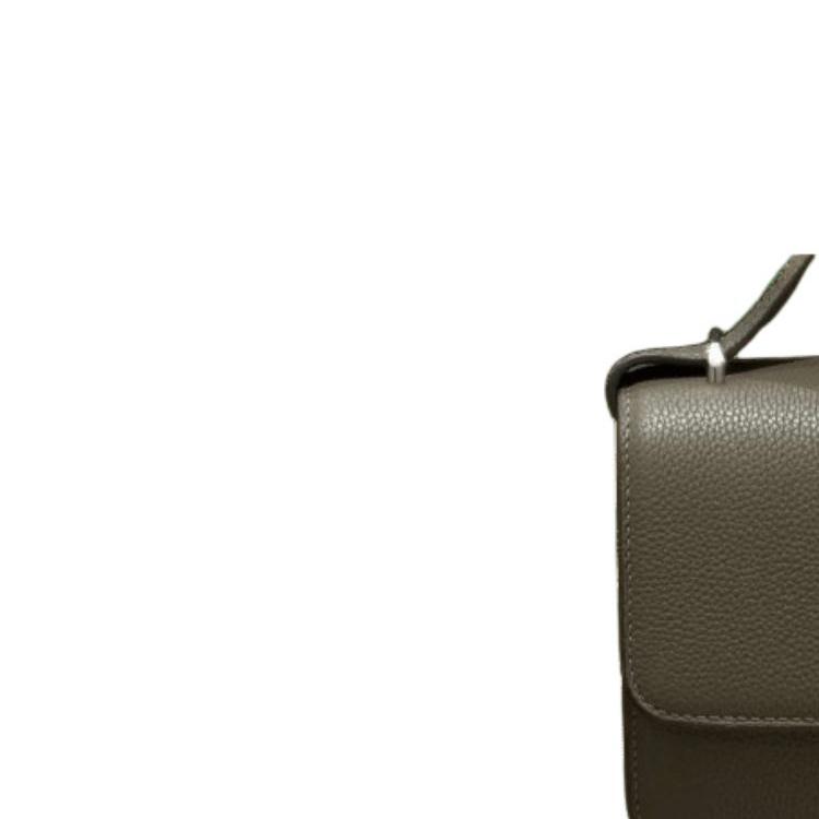 Tory Burch Eleanor Sculptural Detail Flap Bag With Magnetic Snap Women Shoulder Bag Dark-Brown 166167-250