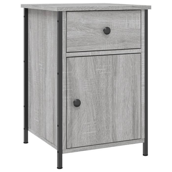 Maison Exclusive - Table de chevet sonoma gris 40x42x60 cm bois d'ingénierie