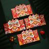 Luck Money Bag Money Pocket Dragon Pattern Money Bags Chinese Red Envelope  Party Gifts
