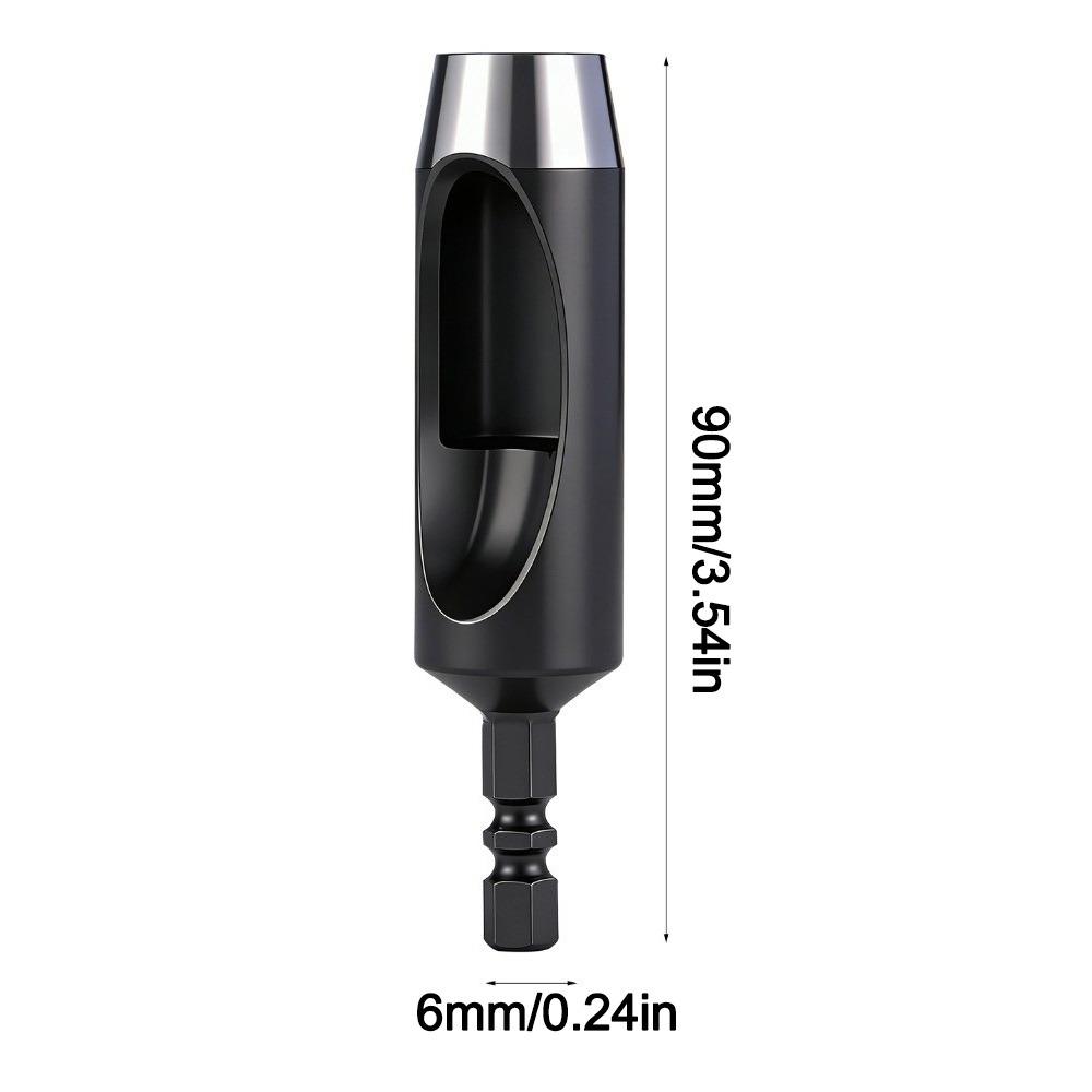 Gifts Portable Electric Belt Punch DIY Multifunctional Leather Hollow Hole Punch High-carbon Steel High-hardness Drill Bit