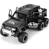 1/24 Land Rover Defender Six Wheels Off Road Pickup Car Model, Pull Back Diecast Truck Collectible Truck with Sounds and Lights for Kids and Adults