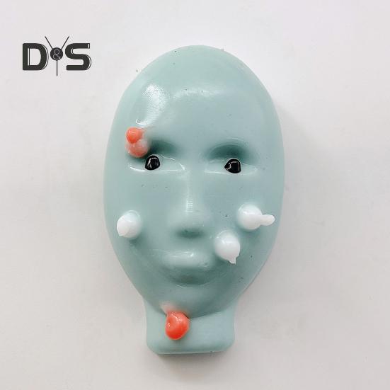 Игрушка для выдавливания прыщей Aliens Fidget Toy Многоразовая для детей и подростков, взрослых, для снятия стресса, мультяшная, для мужчин и женщин, игра для выдавливания прыщей на лице Aliens(Инструменты для наполнения не включены)