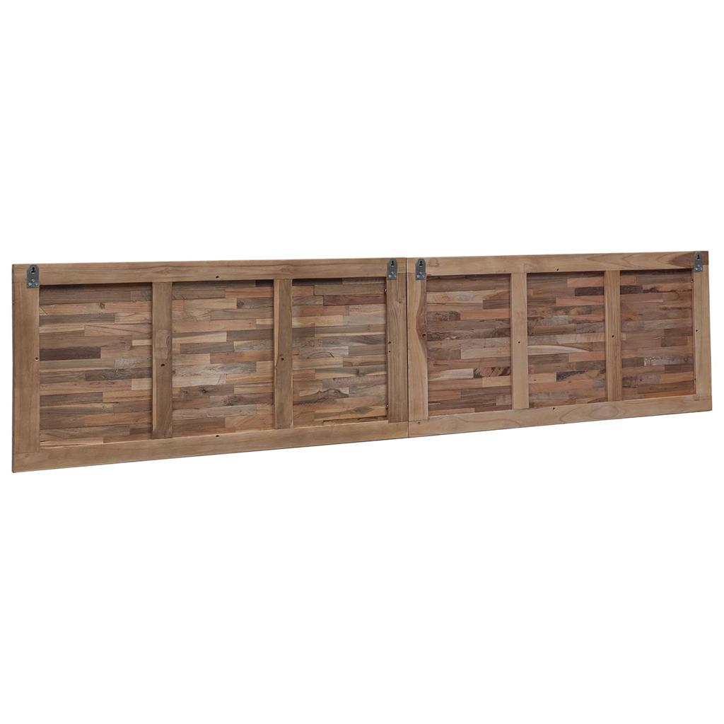Headboard Natural Solid Teak Wood