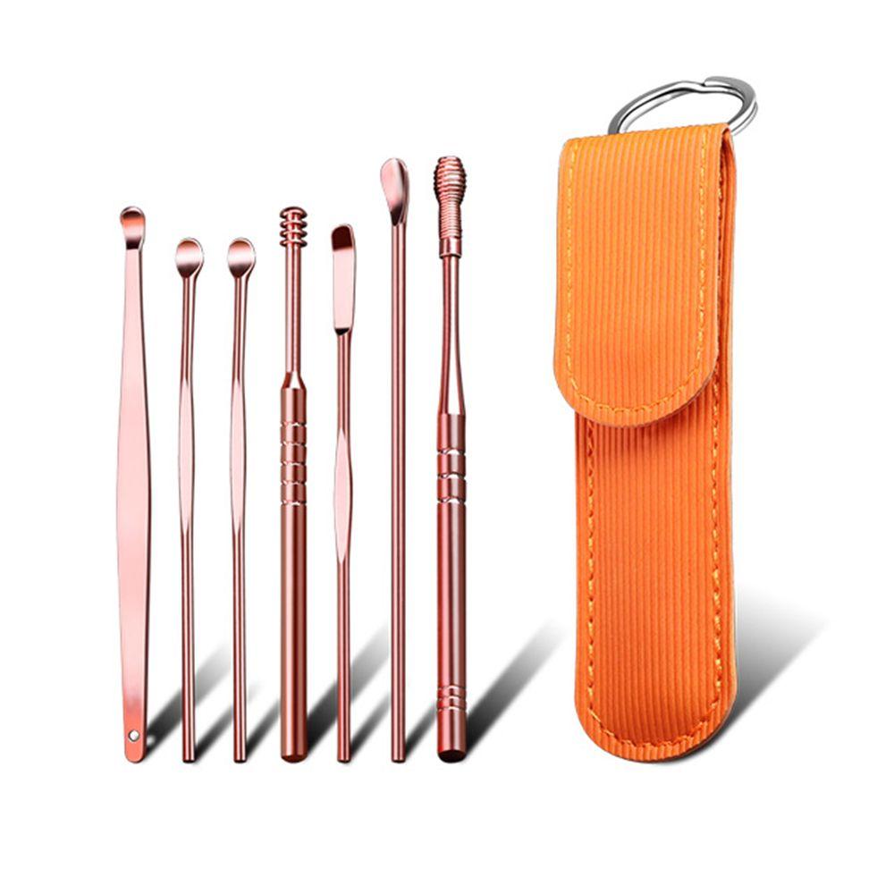 Здравоохранение Ушная ложка для удаления ушной серы Ушной очиститель Набор для чистки ушей Инструменты для ухода за ушами