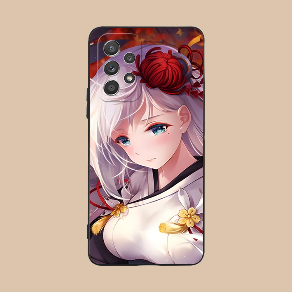 Чехол для телефона Azur Lane Shoukaku для Samsung Galaxy A56 55 54 53 52 51 36 35 34 23 16 15 5G Мягкий ТПУ ударопрочный чехол