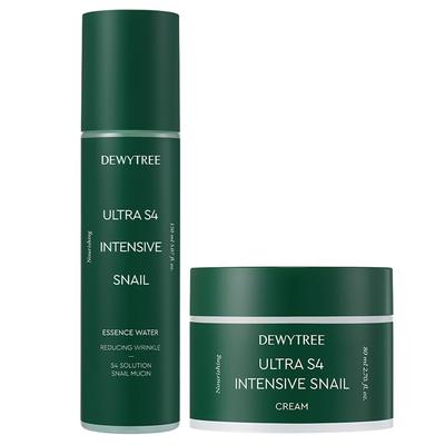 Набор Ultra S4 Intensive Snail Cream 80 мл + Essence Water 150 мл, 1 набор