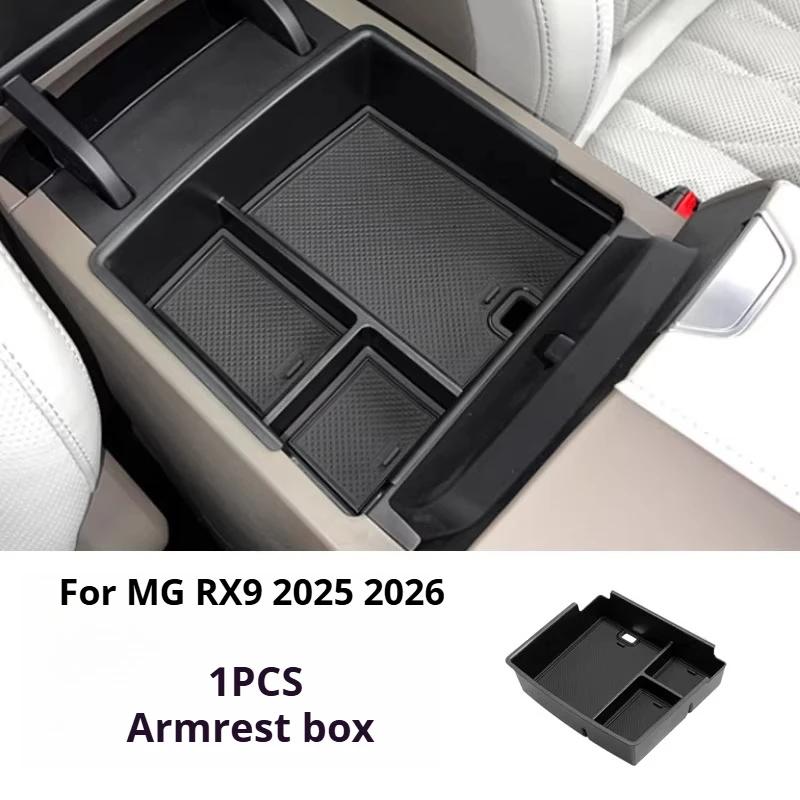 For MG RX9 2025 2026 Car Center Armrest Organizer Contents Center Console Armrest Box