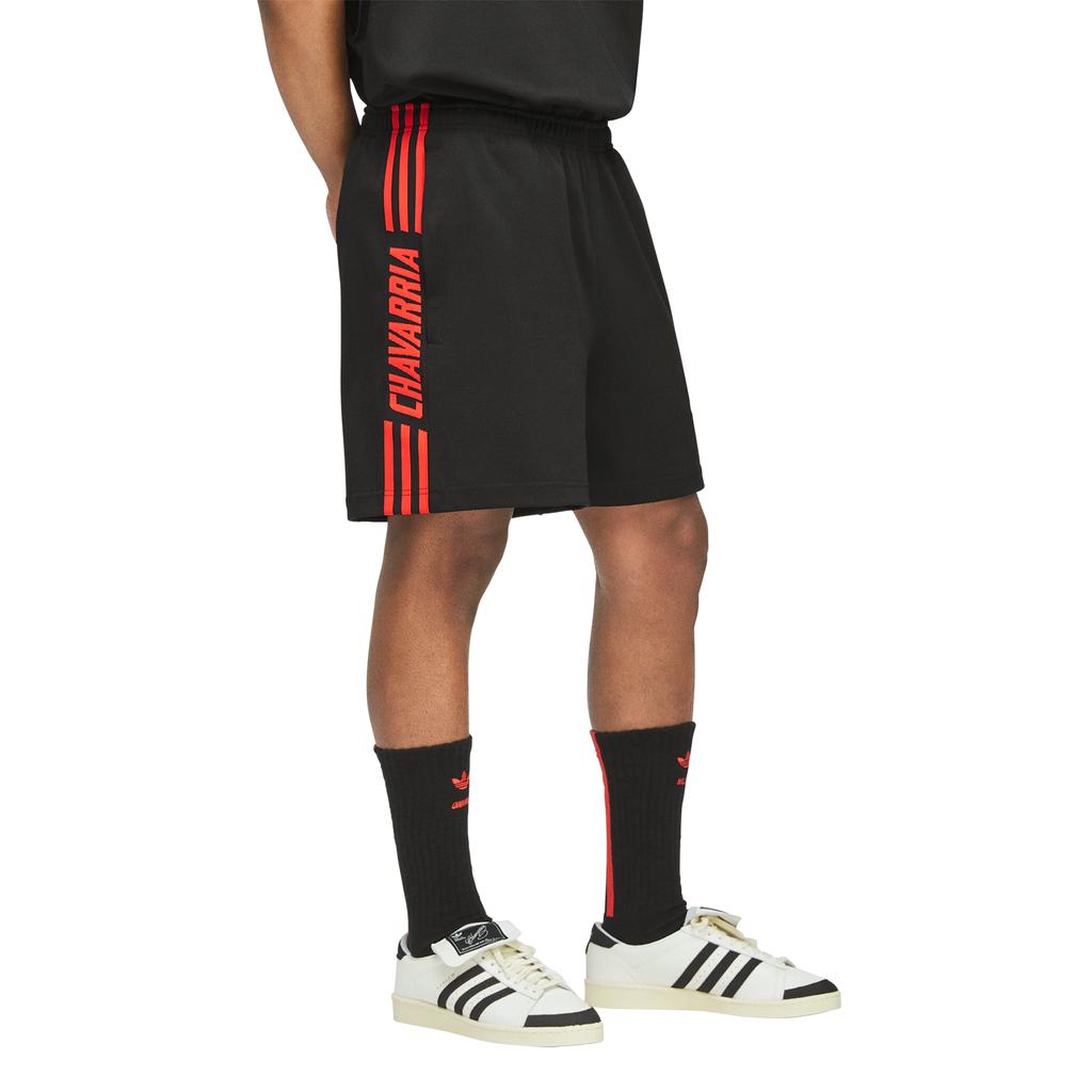 adidas Коллаборация Originals X Willy Chavarria Ss25 Спортивные шорты в полоску для спортзала, удобные, простые, повседневные, унисекс, KB7236