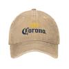 Кепка для бейсбола Corona Классическая Шляпа-ковбой с принтом пива Унисекс Подростки Тракер Папина кепка Козырек для защиты от солнца Бег Хиппи Кепка-Snapback Повседневная