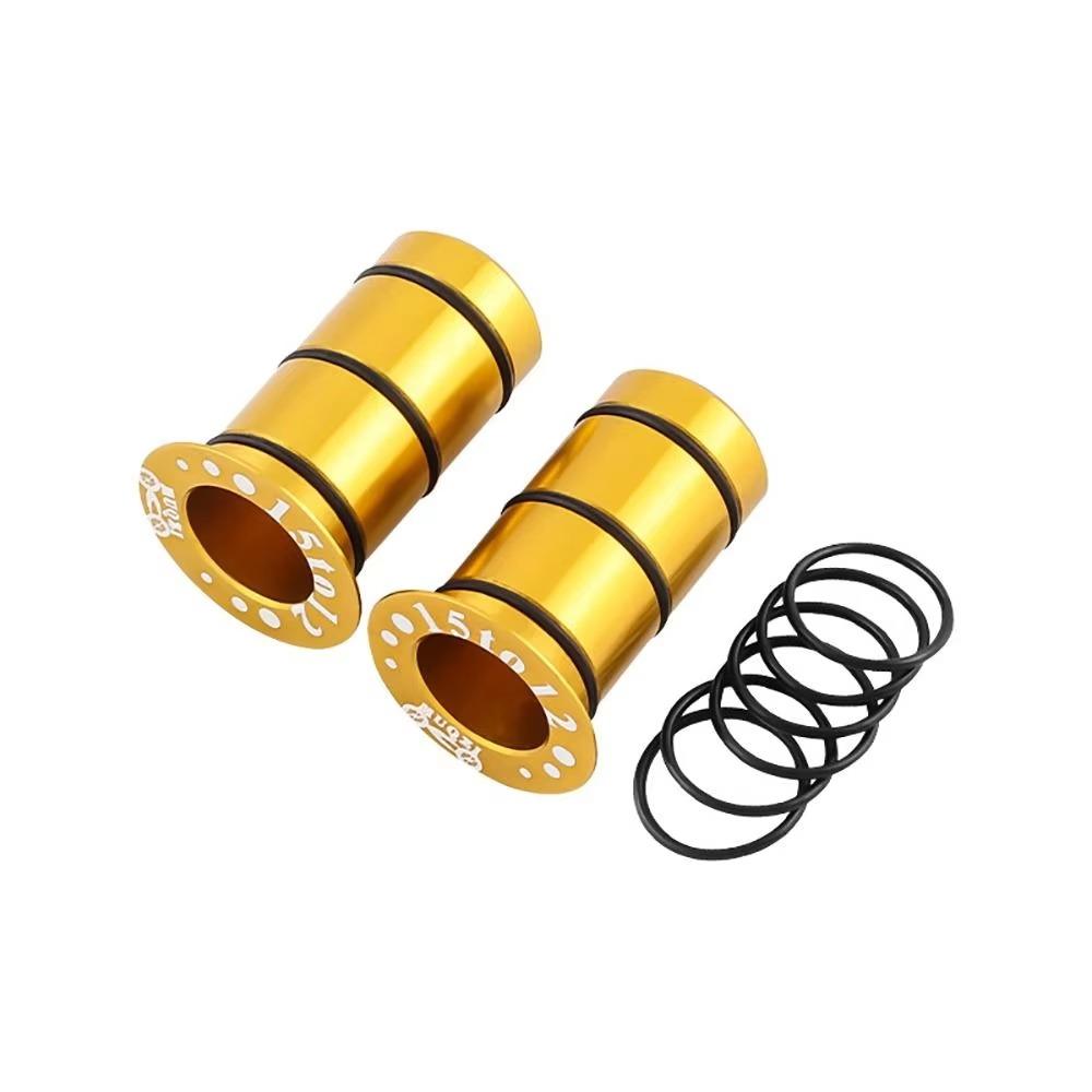 2Pcs with Spare Sealing Ring Thru Axle Side Cover Adapter Bike Hub Thru Axle