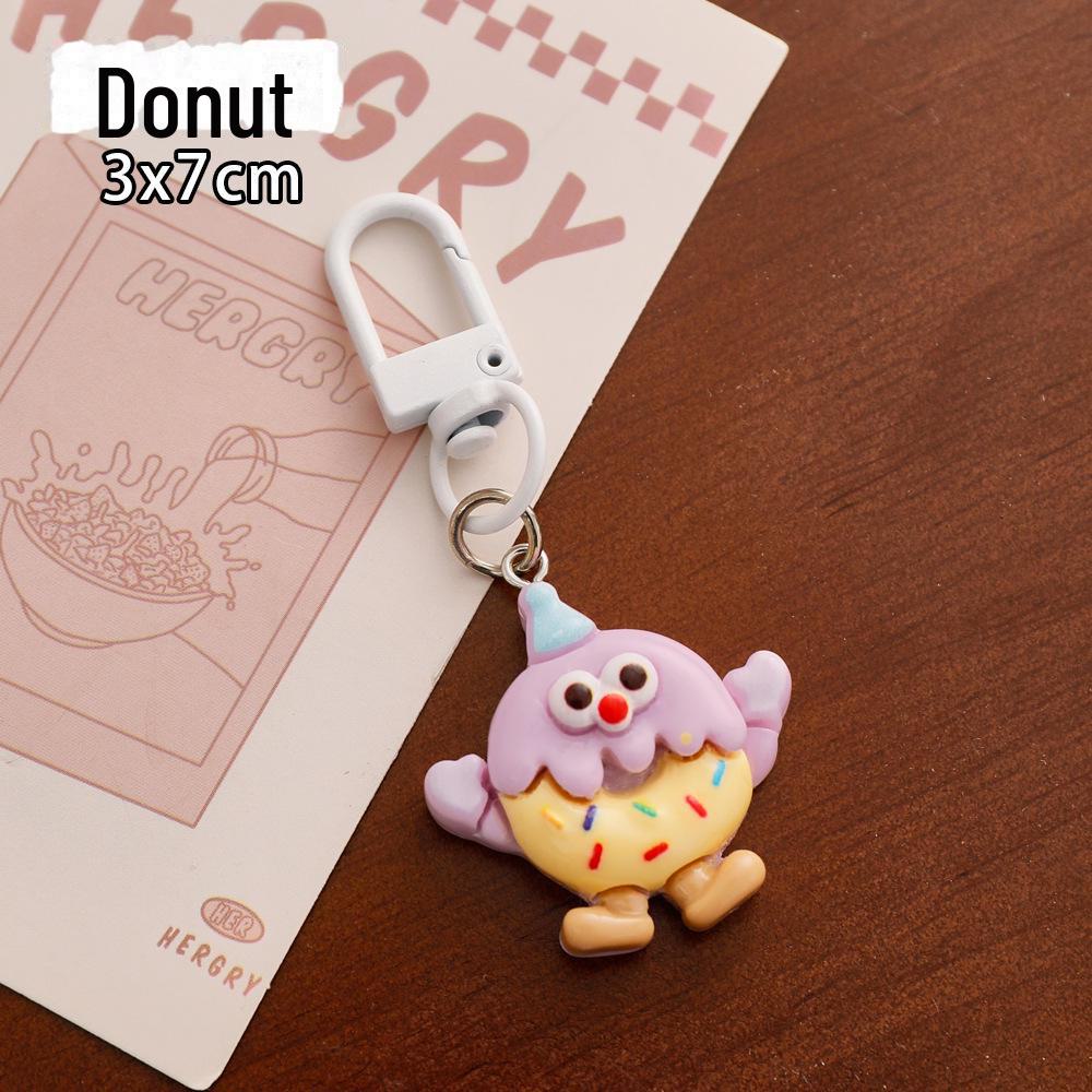 Брелок в виде мультяшного хлеба: Симпатичная сумка из смолы своими руками, очаровательный и забавный подарок для студентов