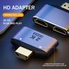 HDMI совместимый с двойным HDMIA адаптером фиолетовый 2K HD HDMI разветвитель двойной адаптер 2 для монитора Spli S2W9