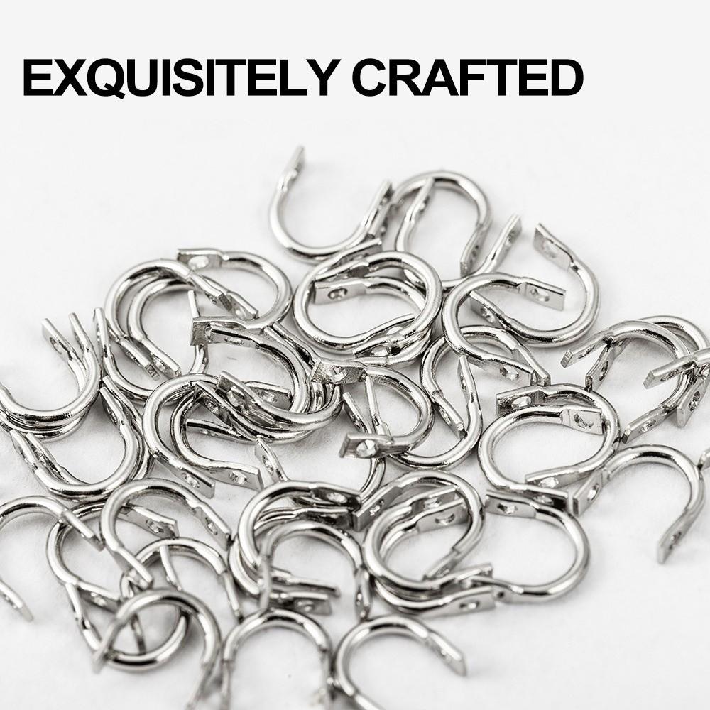 Brass Material Fishing Spinners 100pcs U-Shaped Fishing Spinners  For Lure Making