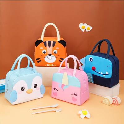 Портативная термосумка для холодильника Kawaii, женская детская школьная термоизолированная коробка для завтрака, маленькая сумка-холодильник для еды
