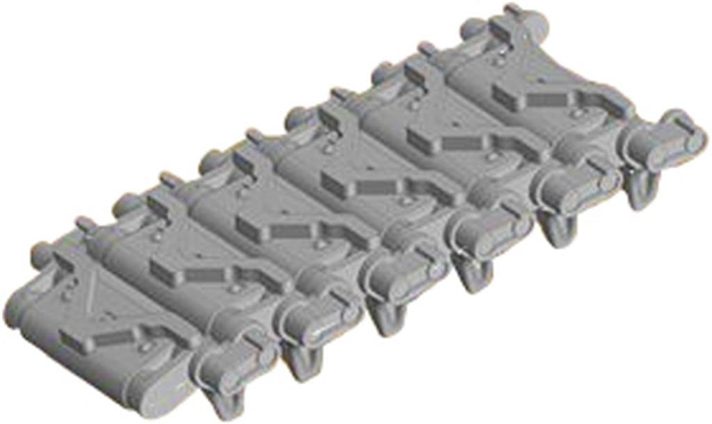 Гусеницы Toromodel T56E1 для пластиковых моделей TRM48035 1/48 M4/M4A1 (для Тамии) (танк)