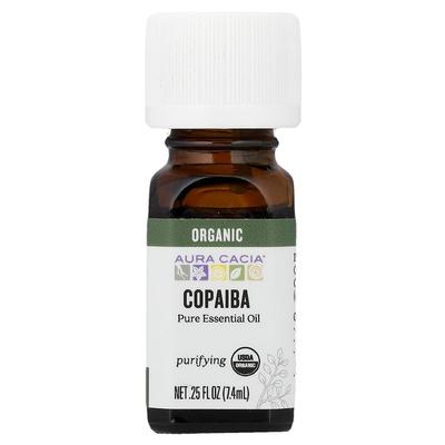 Эфирное масло Aura Cacia, Копайба, 7,4 мл (0,25 жидких унций)