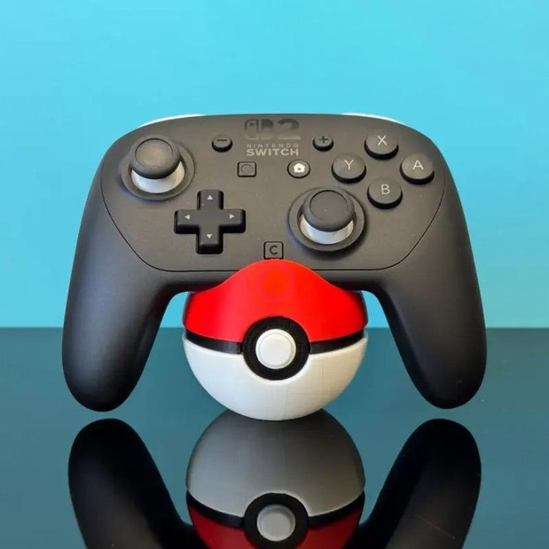 Подставка для контроллера Pokémon Poke Ball для PS5/XBOX/Switch Pro Универсальное крепление для геймпада Стойка для джойстика Стенд для демонстрации игрового контроллера