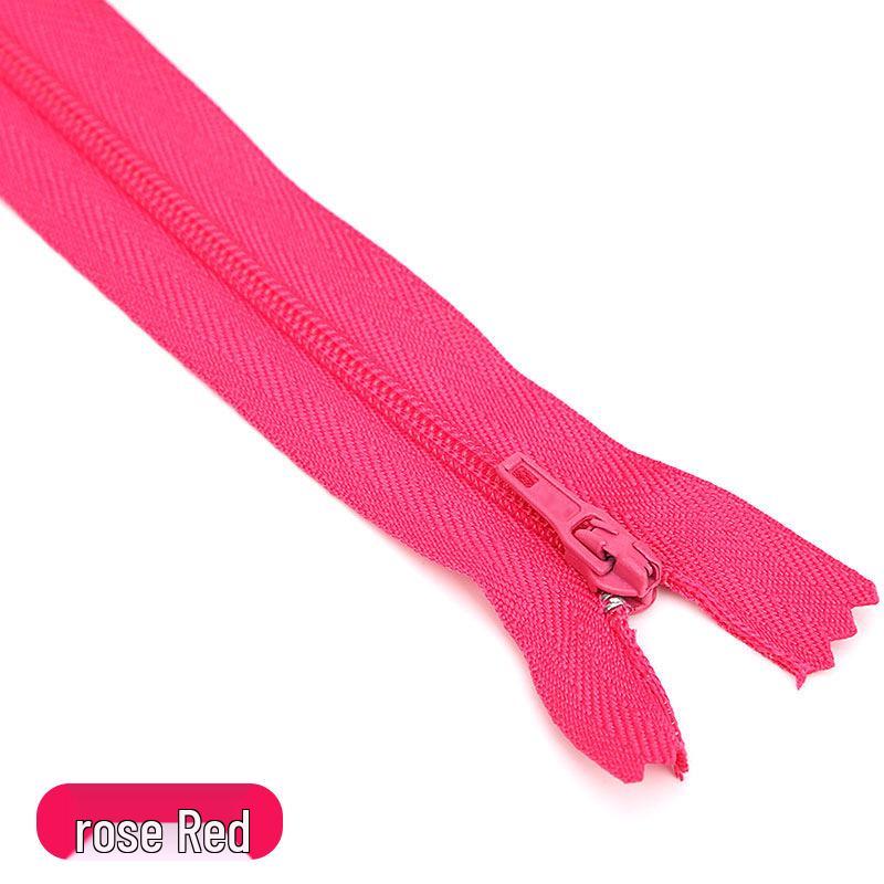 Three Force Short 20CM Nylon Zipper for Dress Pants - Colored Closed-End Fly Zipper Fabric Accessory