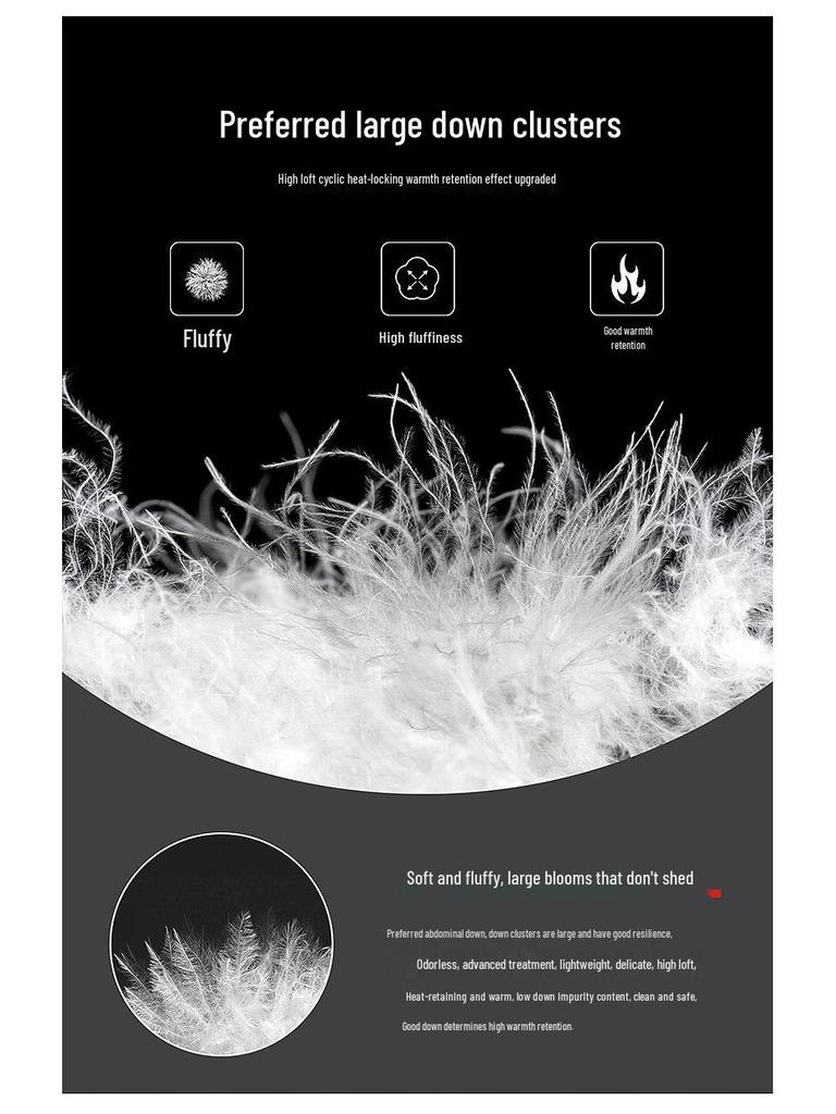 Mooou Women's Mid-Length Winter Padded Jacket for Middle-Aged & Elderly