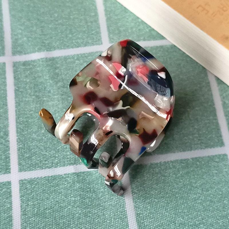 Винтажные заколки для волос для женщин, заколка-краб, элегантные, милые, маленькие ацетатные заколки для волос, краб для волос, аксессуары для волос для девочек, заколки для волос