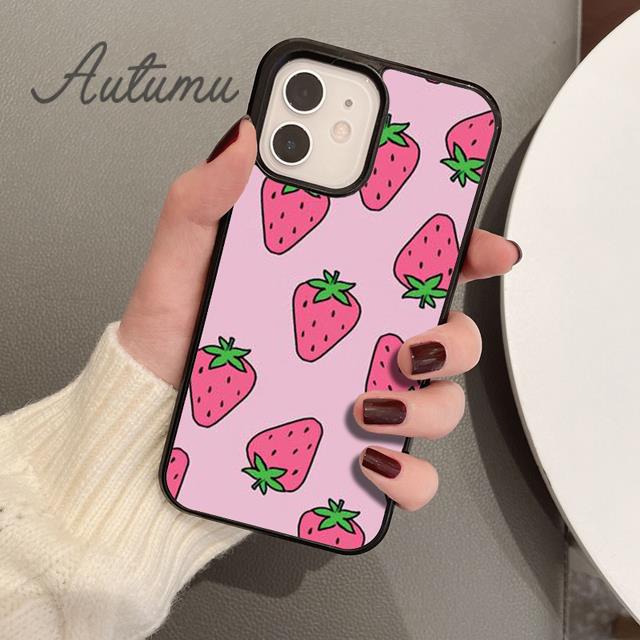 Чехол для телефона «Земляничные поля навсегда» для iPhone 11 12 13 14 Pro Max mini XR XS SE 2020 6S 7 8 Plus Samsung Galaxy S21 S22