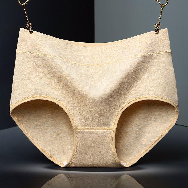 Cotton Mid Waist Women's Underwear Solid Color Breathable Sexy Mid Waist Triangle Pants Minimalist Design Underwear