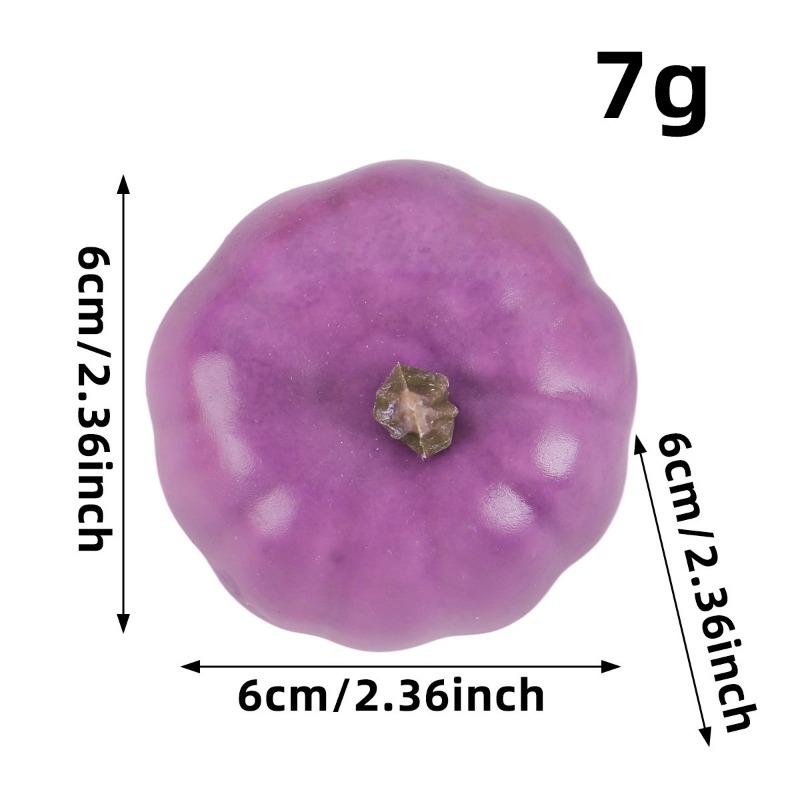 Simulation Vegetables Halloween Harvest Foam Pumpkin Restaurant Window Decorations Thanksgiving Photo Props