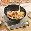 Iron Frying Pan Non-Stick Skillet Pot Saucepan Cooking Omelette Pans Wok for Cooking Easy To Clean Kitchen Gadget Compatible with All Stoves