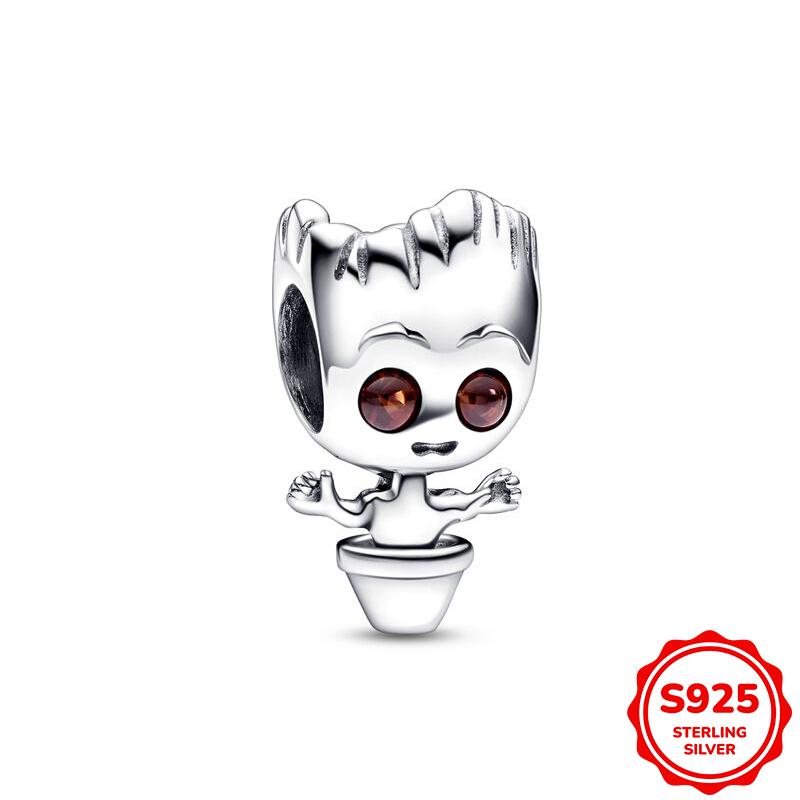 Marvel Человек-паук и Щит Капитана Америки Подвеска Шарм Бусина Подходит для Браслета 3 мм Ожерелье Женский Кулон Роскошные DIY Ювелирные Изделия Подарок