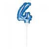 Number 4 Balloon Cake Topper