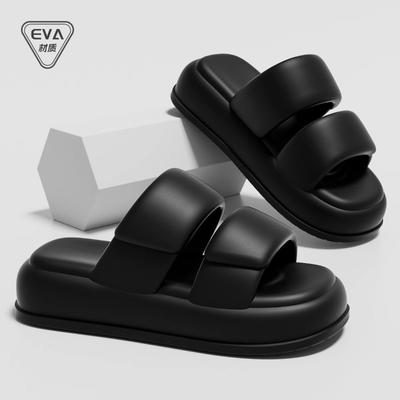 Летние новые женские шлепанцы на толстой подошве из ЭВА для улицы, дома, нескользящие и дезодорирующие ноги, бесшумные, парные, прохладные шлепанцы