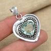 Dainty Green Amethyst Handmade Jewelry 925 Solid Sterling Silver Pendant