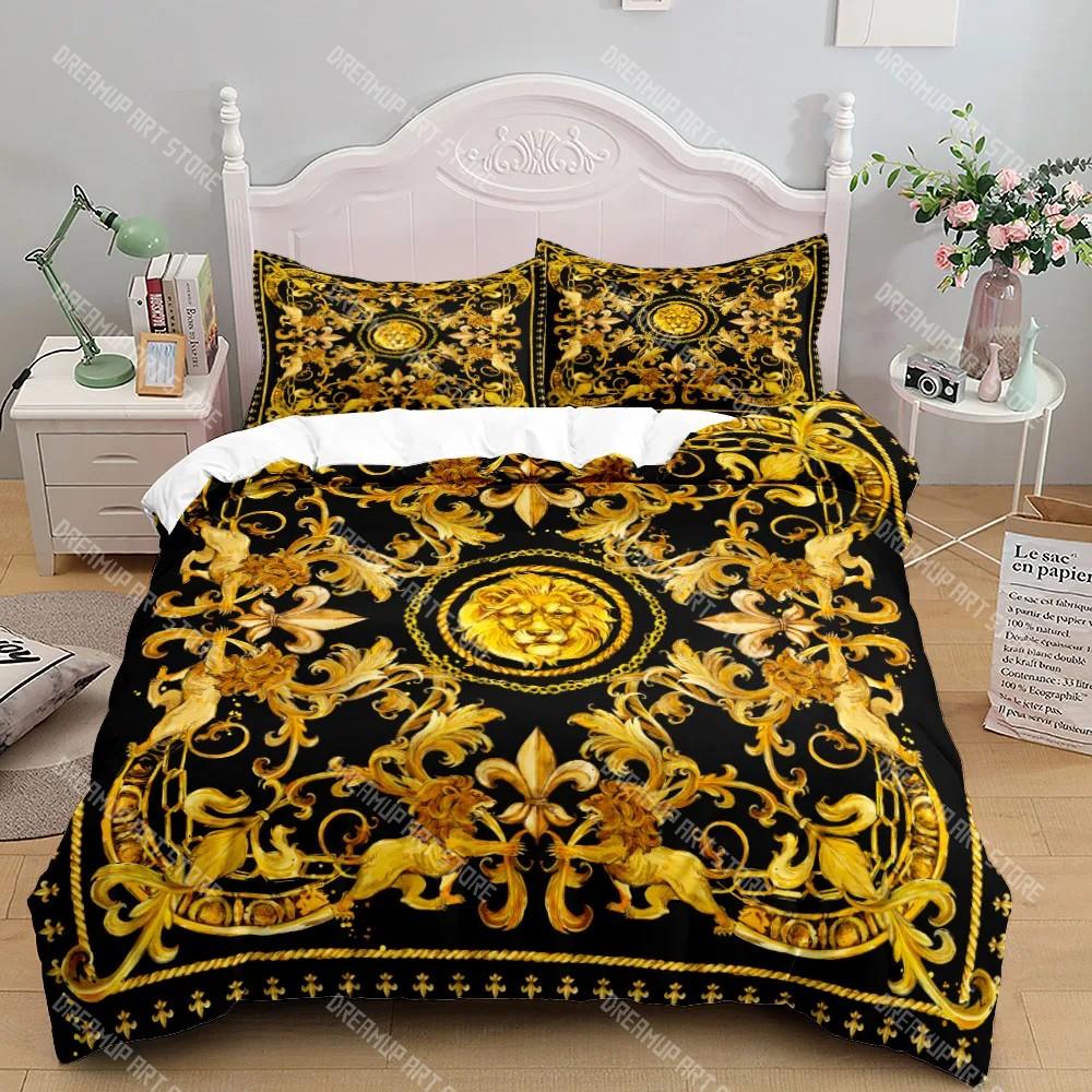 Комплект постельного белья Chains Baroque Pattern Bohemian Small Single Twin Double Queen King Size Комплект постельного белья для взрослых и детей Пододеяльник