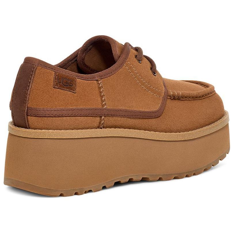 UGG Женские низкие кеды Lowmel Каштановые 1158264-CHE
