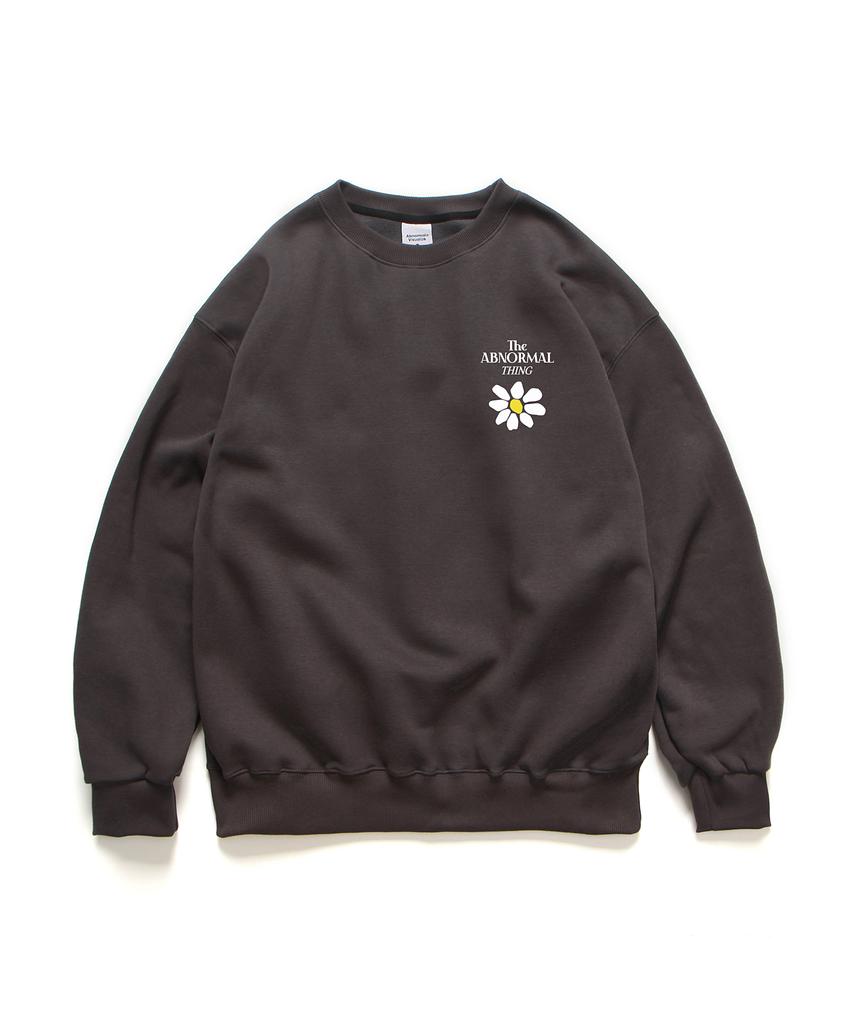 ABNORMALTHING Flower Crewneck Grey