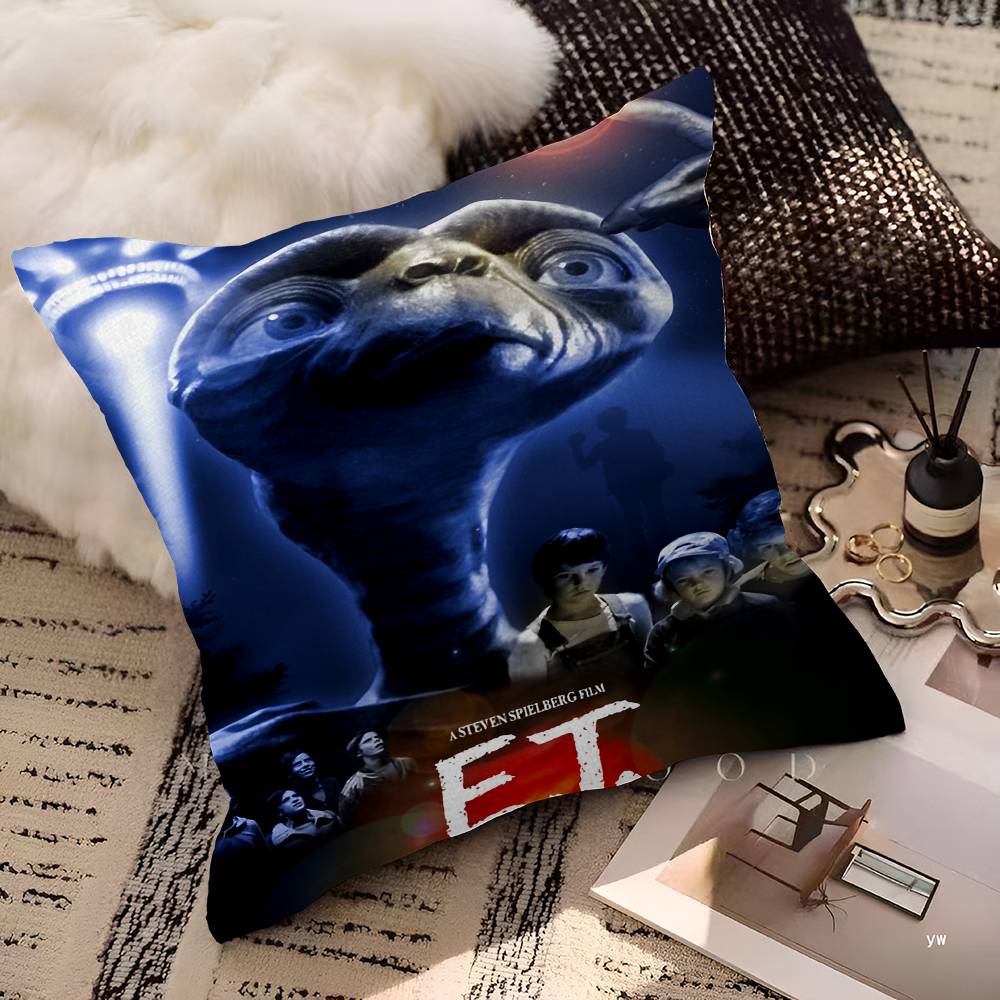 Movie E.T. The Extra-Terrestrial Personalized picture text home decorative pillows Household Gifts 45x45cm