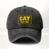 1 шт. Регулируемая бейсболка CAT Diesel Power, легкий полиэстер, черная с желтым принтом CAT Diesel Power