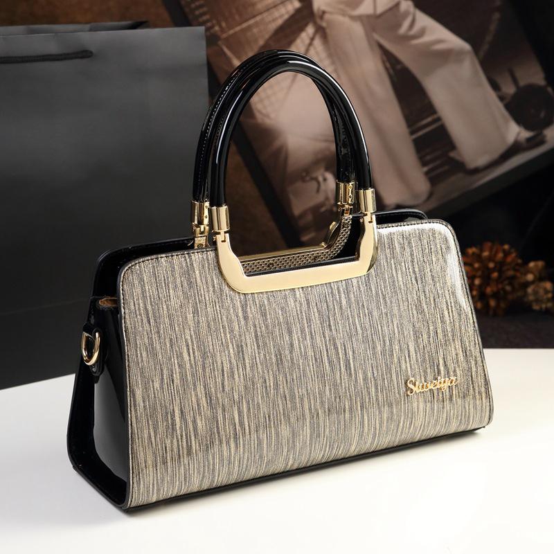 "2025 New Fashion Simple Leather Handbags: One-Shoulder Crossbody Bags for Women"