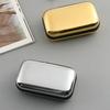 Portable Reading Glasses Box Stainless Steel Presbyopic Storage Case Simple Eyeglass Case  Travel