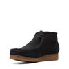 Clarks Wallabee Moccasin Casual Black Size Cm Boots, Boots, Shoes, Suede, 26.0