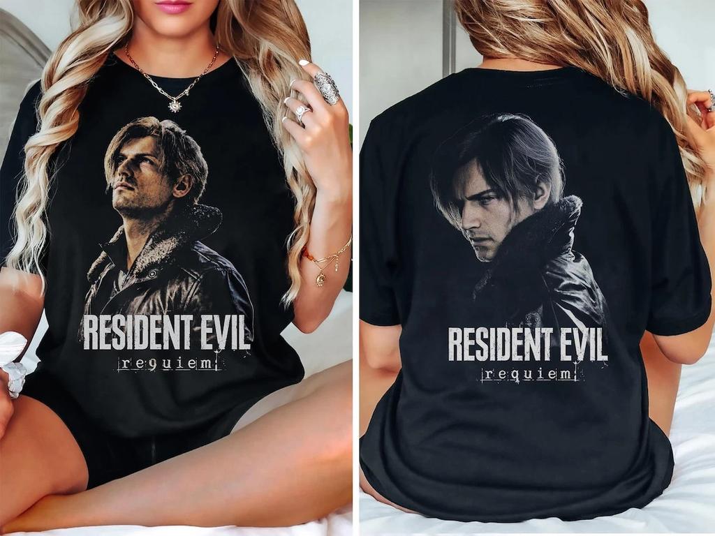 Leon S Kennedy Resident Evil 9 Requiem shirt Grace Ashcroft Tee Vintage S-5XL
