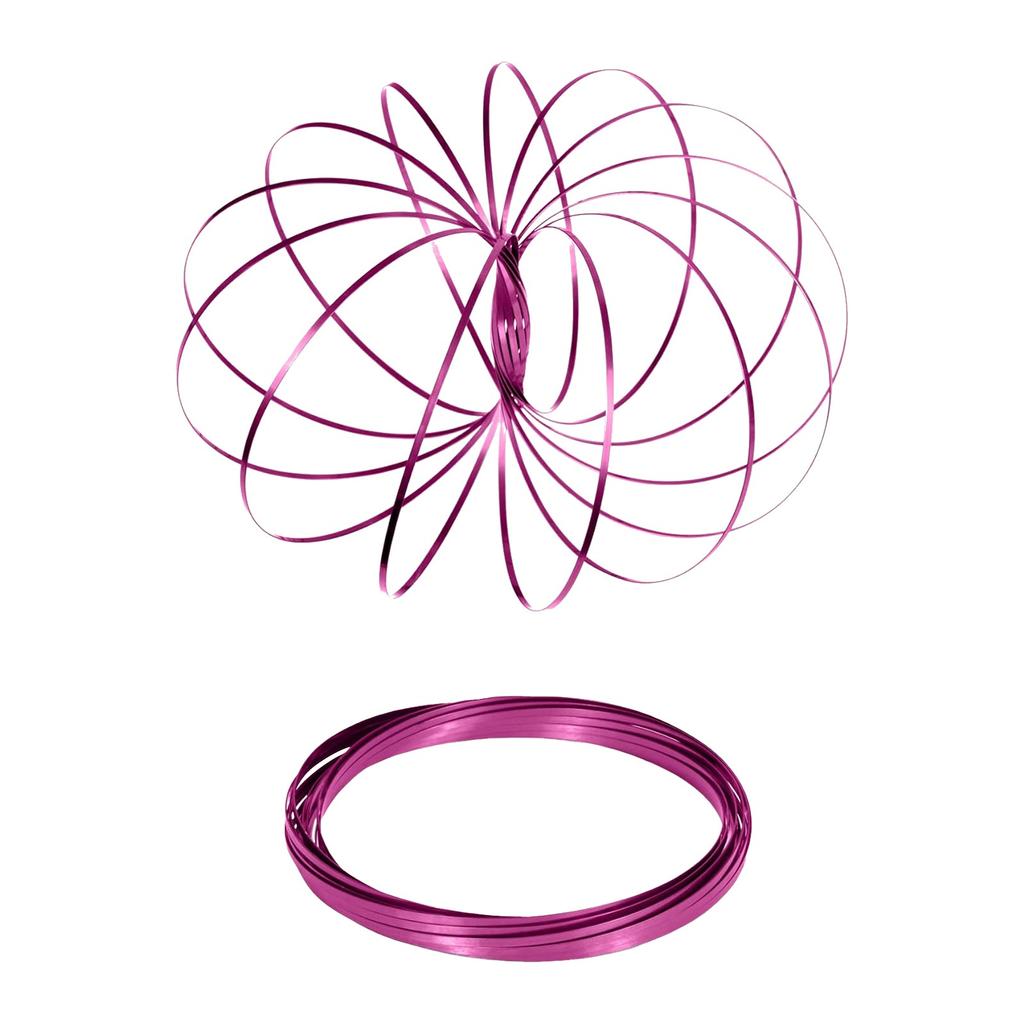 Stainless Steel Bracelet Metal Armband, 3D Rotating Ring, Mobile Bracelet,