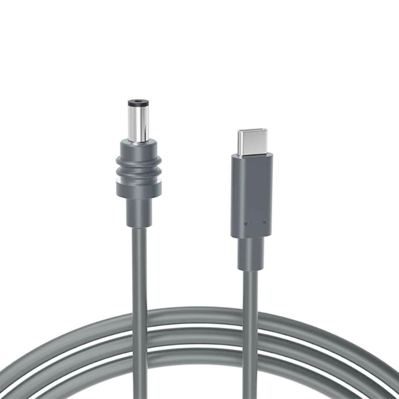 Мини-кабель DC5521 на 5,5x2,1 мм / Тип C с проводом 19AWG и несколькими вариантами длины для внутреннего и наружного использования