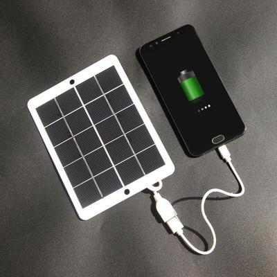 Наружный 3 Вт 5 В Зарядка телефона Туризм Кемпинг USB Солнечная панель Скалолазание Солнечный Зарядное устройство Генератор для мобильного телефона