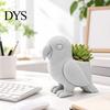 Креативный подарок для садоводов 3D-печатный цветочный горшок-попугай, животное-суккулентный горшок, уникальное керамическое в стиле птицы садовое украшение в форме контейнера для растений